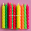 Party Time Spiral Twist Birthday Cake Candle